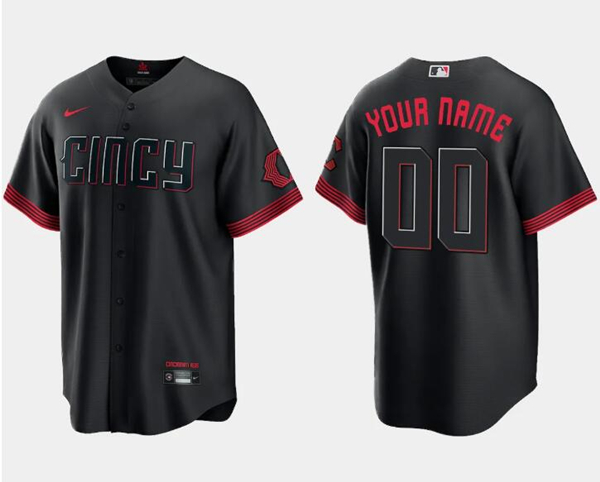 Toddler Cincinnati Reds Active Player Custom 2023 City Connect Cool Base Stitched Baseball Jersey